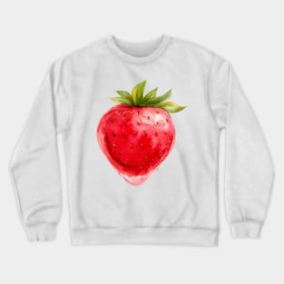 Strawberry Food Art Crewneck Sweatshirt